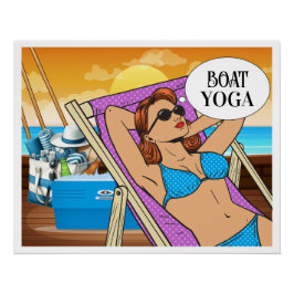PÓSTER BOTE YOGA