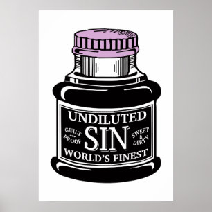 Póster Botella de Sin poster