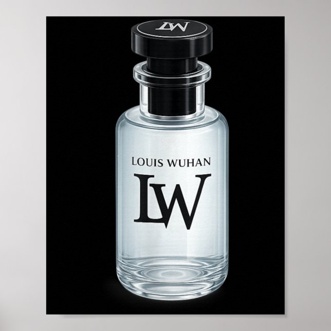 Póster Botella de spray de vidrio divertida LW Meme (Frente)