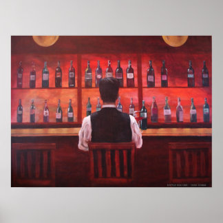 Póster Botella para uno