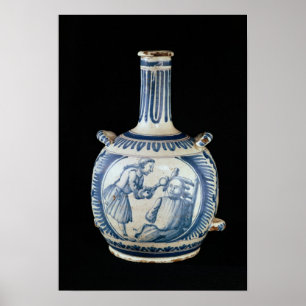 Póster Botella que representa a un dentista