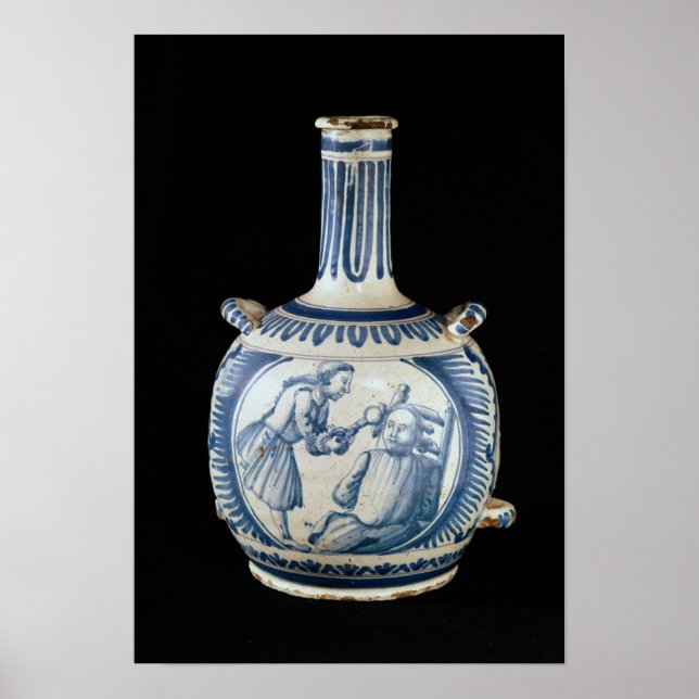 Póster Botella que representa a un dentista (Frente)