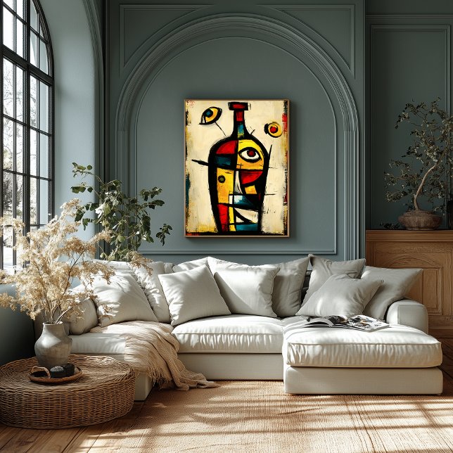 Póster Botella Sagrada Expresionismo Abstracto Contemporá (Subido por el creador)