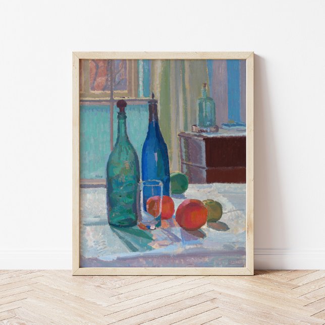 Póster Botellas azules y verdes y Naranjas | Spencer Gore (Subido por el creador)