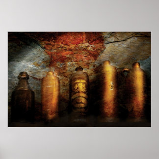 Póster Botellas - Botellas de Cerámica