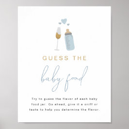 Póster Botellas de ANDI Blue Poppin's Adivinan El Juego D