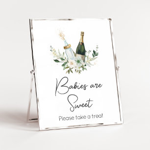 Póster Botellas de bebé de Poppin' Botellas de Baby Showe