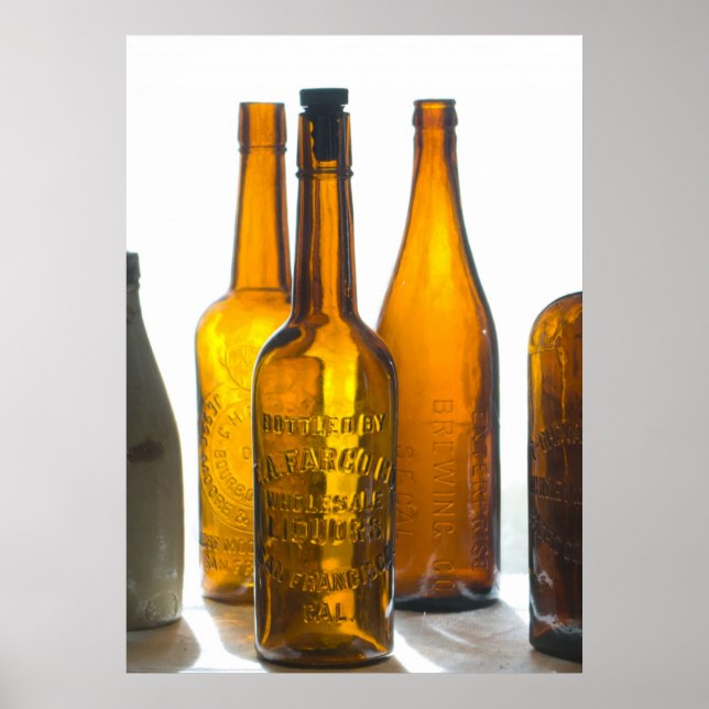Póster Botellas de Bodie Antique (Frente)