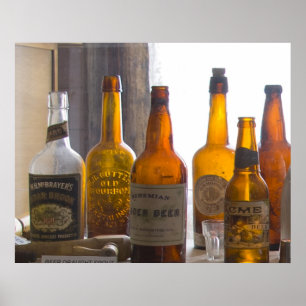 Póster Botellas de Bodie Antique