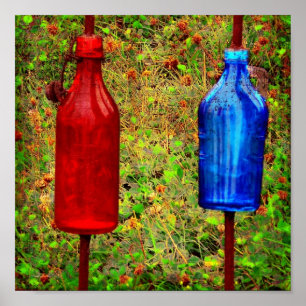 Póster Botellas de época