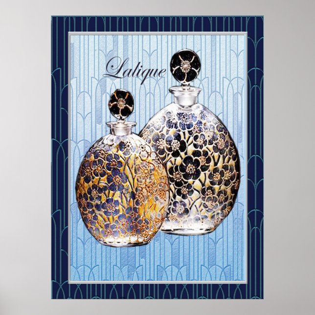 Póster Botellas de Lalique Perfume (Frente)