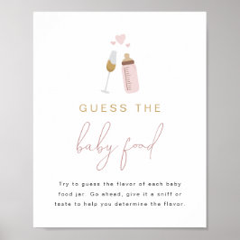 Póster Botellas de Poppin Rosa ANDI Adivinan El Juego De 