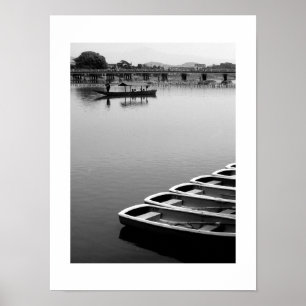 Póster Botes de fila: Arashiyama, Kioto