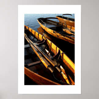 Póster Botes de remos en Derwentwater: el Distrito de los