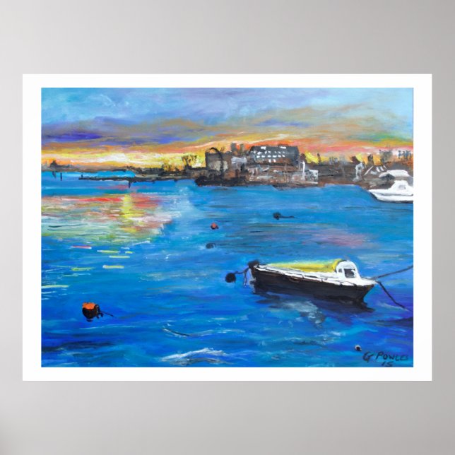 Póster Botes Oulton Broad (Frente)