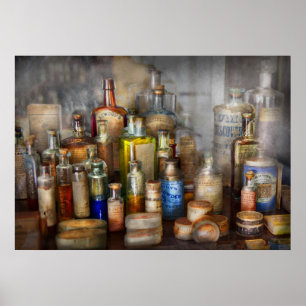 Póster Boticario - para todos sus dolores y dolores