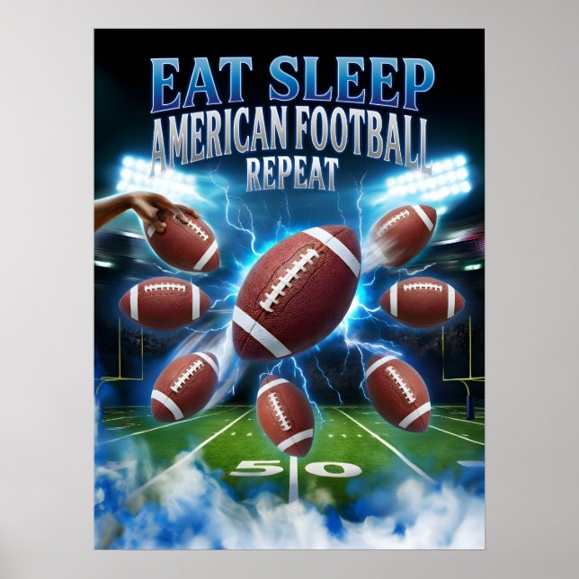 Póster Botín de fútbol americano (Frente)