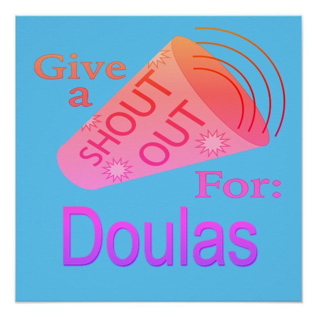 Póster botón Apagar para Doulas (Anverso)