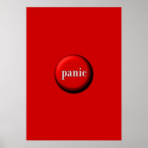 Póster Botón de pánico