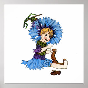 Póster botón de soltero