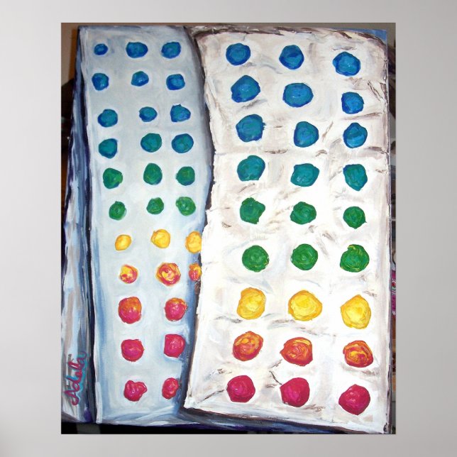 Póster "Botones de caramelo" (Frente)