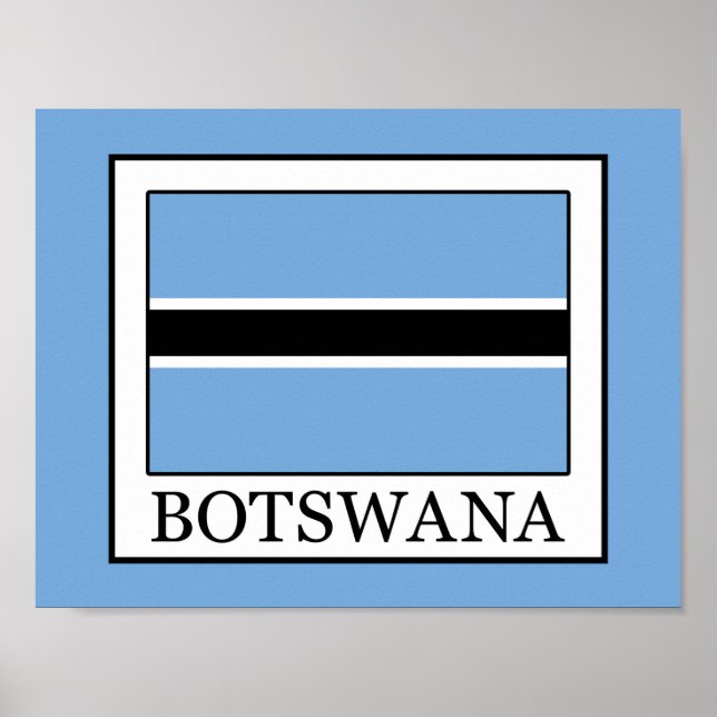 Póster Botsuana (Frente)