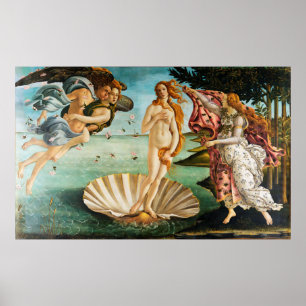 Póster BOTTICELLI - El nacimiento de Venus 1483