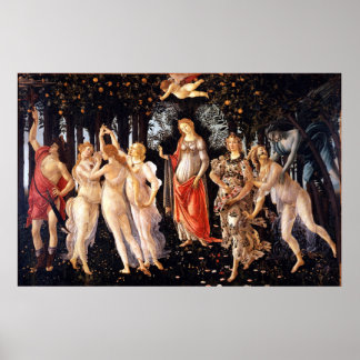 Póster BOTTICELLI - Primavera 1482