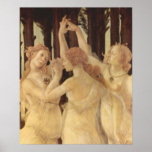 Póster Botticelli-Primavera de Sandro (Primavera),
