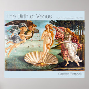 Póster Botticelli restaurado y restaurado nacimiento de V