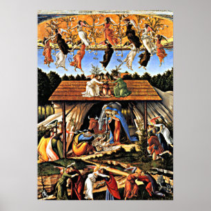 Póster Botticelli - The Mystical Nativity