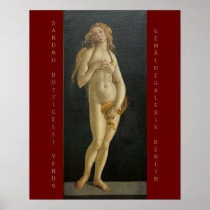 Póster Botticelli - Venus - Renacimiento