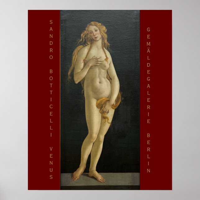 Póster Botticelli - Venus - Renacimiento (Frente)