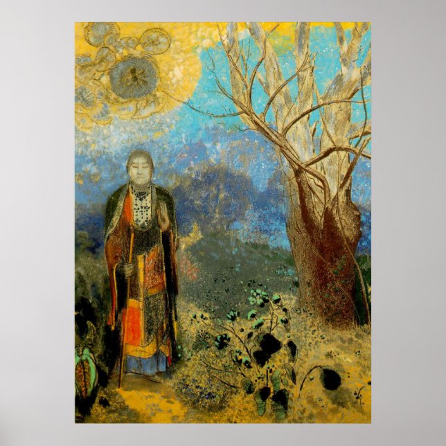 PÓSTER BOUDDHA POR REDON GRARGE IMINT EN CANVAS (Frente)