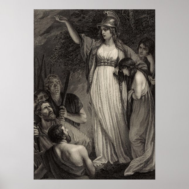 Póster Boudica, Reina de la tribu Iceni (Frente)