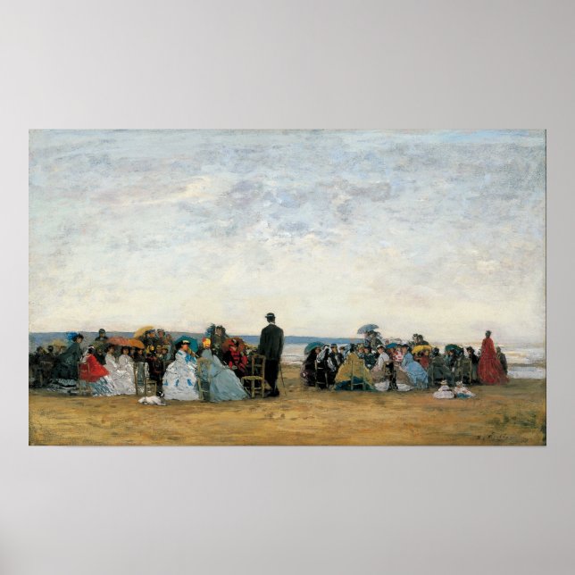 Póster Boudin - Beach Near Trouville (Frente)