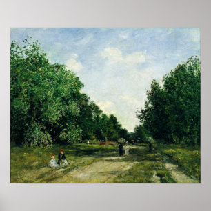 Póster Boudin - Cuerpo Del Parque En Trouville