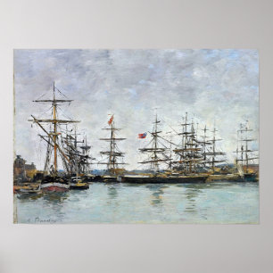 Póster Boudin - Deauville 1880
