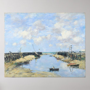 Póster Boudin - Entrada Al Puerto De Trouville 1888