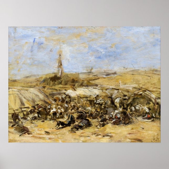 Póster Boudin - Perdón De Ste-Anne-La-Palud (Frente)