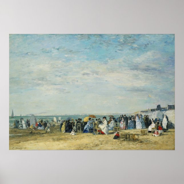 Póster Boudin - Playa De Trouville (Frente)