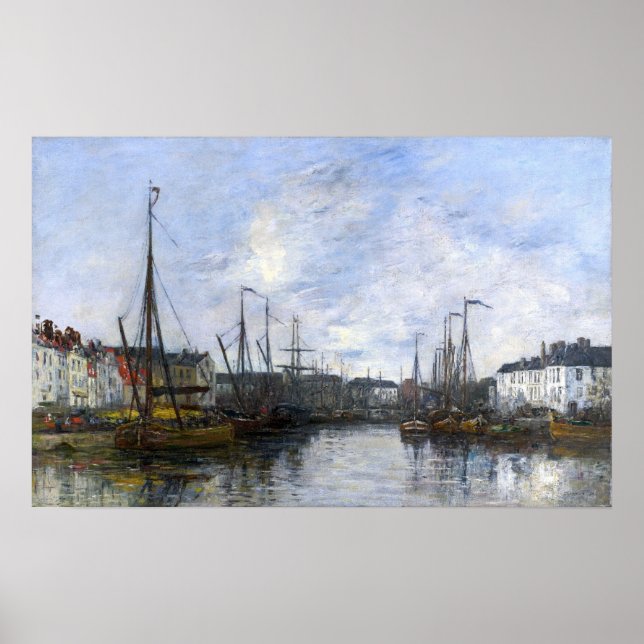 Póster Boudin - Puerto de Bruselas (Frente)