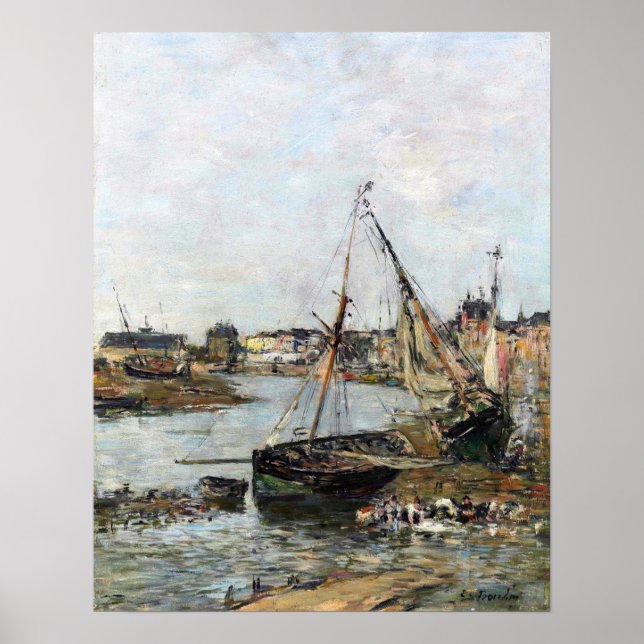 Póster Boudin - Puerto de Trouville (Frente)