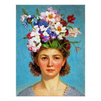 "Bouffant floreciente" Anna - Sociedad de Arte y F