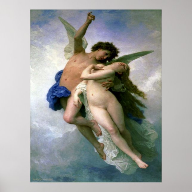 Póster Bouguereau Angel (Frente)