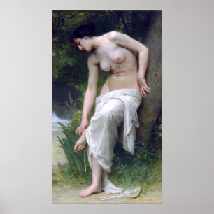Póster Bouguereau - Apres Le Bain