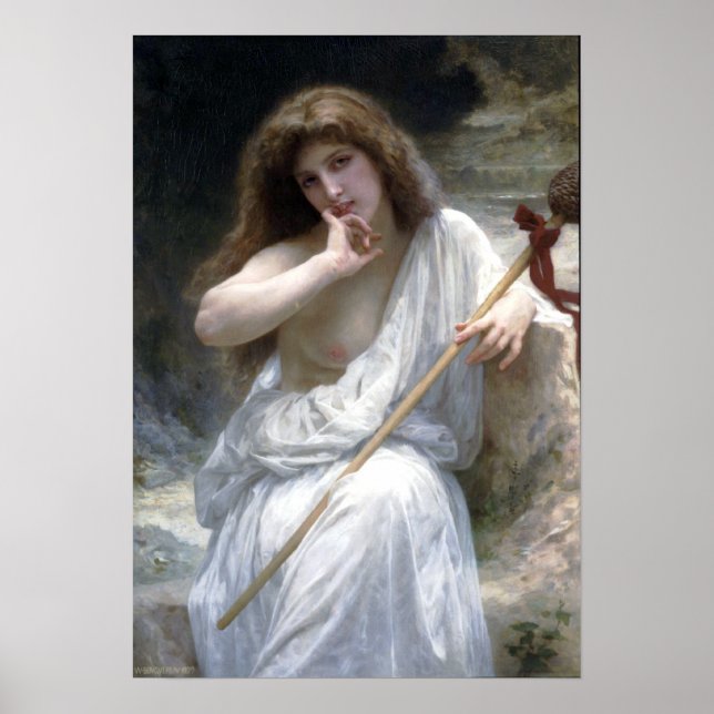 Póster Bouguereau - Bacchante (Frente)