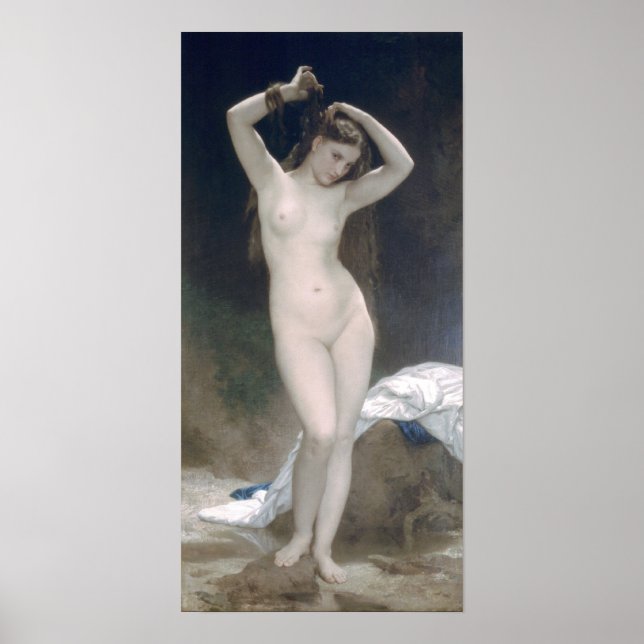 Póster Bouguereau - Baigneuse (Frente)