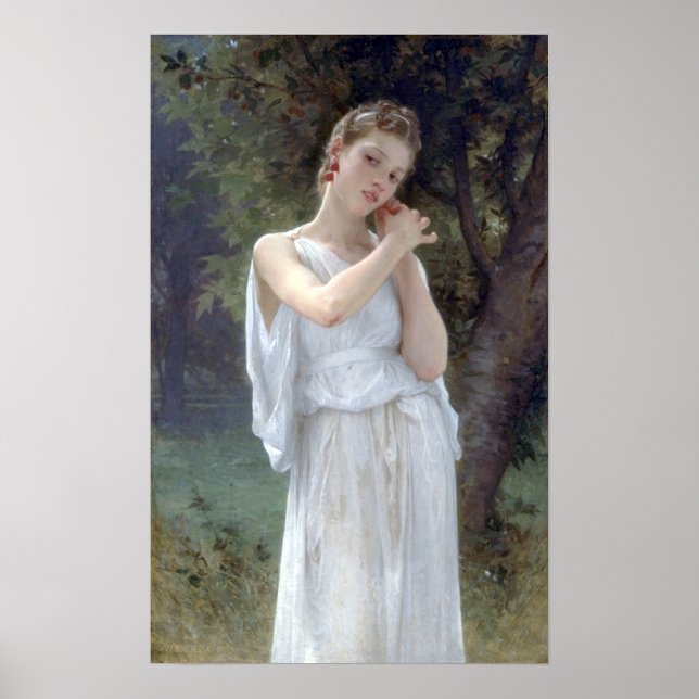 Póster Bouguereau - Boucles D'Oreilles (Frente)