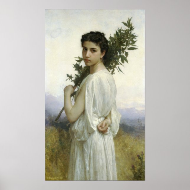 Póster Bouguereau - Branche de Laurier (Frente)
